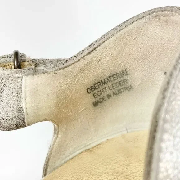 Paul Green Desire metallic pointed toe heels 5